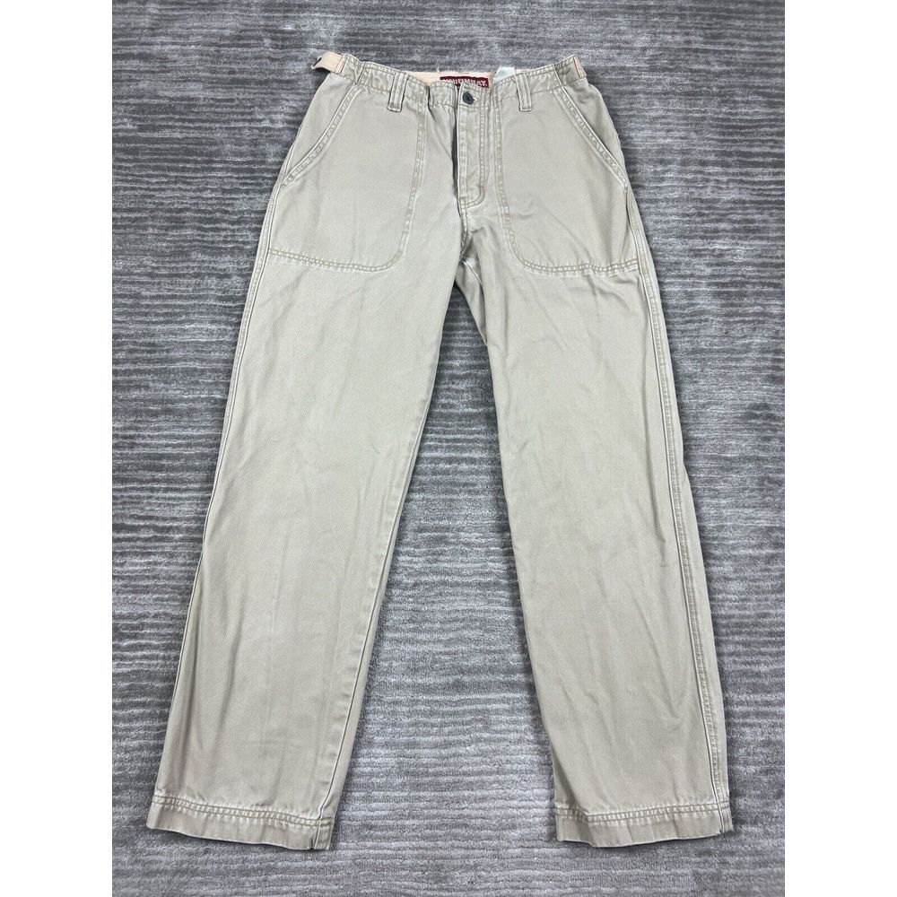 Unionbay Pants Juniors 7 Beige 100% Cotton Straight Button Fly Casual